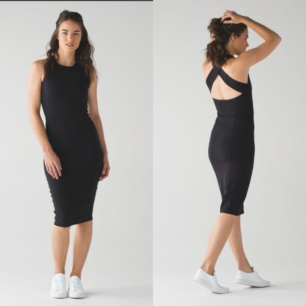 RARE-Lululemon Picnic Play Dress Black (Size:6)